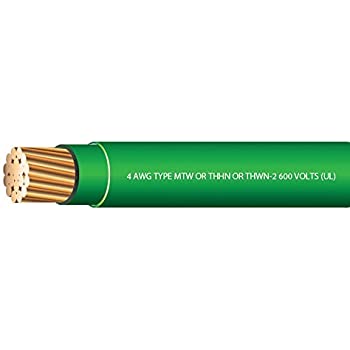 Coleman Cable MTW-4-GREEN-500FT Installation Cable