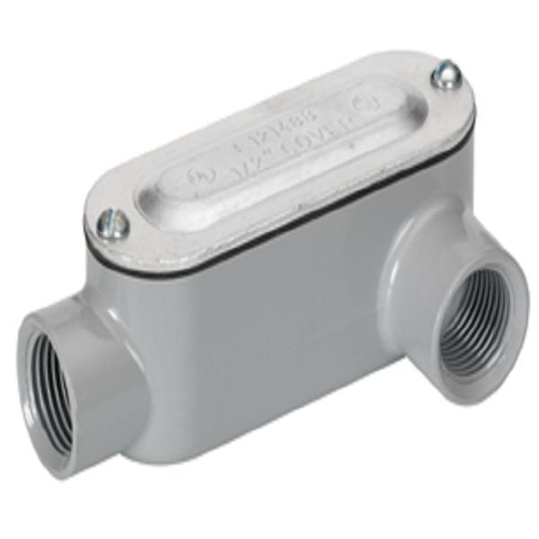 BRI LL-41CG 1/2" RIGID AND IMC CONDUIT BODY TYPE LL ALUMINUM COVER AND GASKET