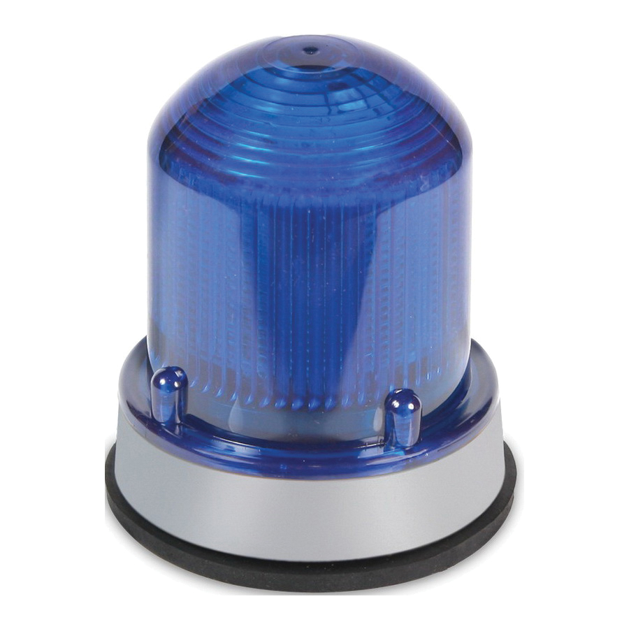 Edwards Signaling 125HALFB24D 125 Blue Flash, Halogen, 24VDC