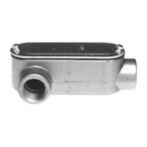 BRI LR-41CG 1/2" RIGID AND IMC CONDUIT BODY TYPE LR ALUMINUM COVER AND GASKET