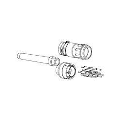 ABB 2TLA020003R0900 Male Cannon Connector
