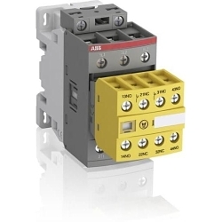 ABB AFS26-30-22-11 AFS Auxiliary Block Contactor, 20 to 60 VAC/VDC V Coil, 45 A, 3NO Contact, 3 Poles