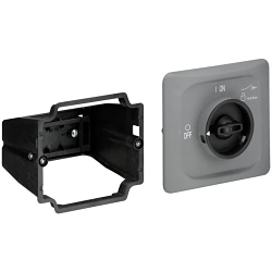ABB DMS132-G Door Mounting Kit, For Use With MS116 and MS132 Manual Motor Starters, Black/Gray