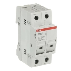 ABB E92/30SCC E90CC Fuse Holder, 600 VAC/VDC, 30 A, 3 W Power Rating, 10 to 16 AWG Wire, 2 Poles