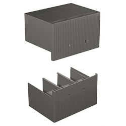 ABB KT4HTC-3 Tmax KT4 2-Piece High Profile Tmax Terminal Cover, For Use With 3-Pole Fixed Tmax T4 Circuit Breakers