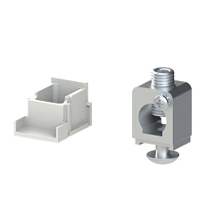 ABB KXT1CUAL1C-3PC KXT Front Terminals, 10 to 2 AWG, Socket Mounting, For Use With XT1