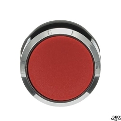 ABB MP2-30R Modular Non-Illuminated Pushbutton Operator, 22 mm, Silver Contacts, Red