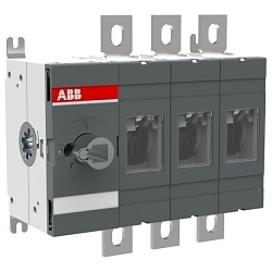 ABB OT315E03 Front Operated Non-Fusible Disconnect Switch, 1000 VAC, 315 A, 3 Poles