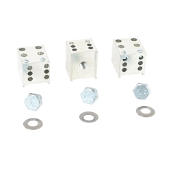 ABB OZXA-406 Terminal Lug Kit, 14 to 6 AWG Wire, Aluminum/Copper Wire
