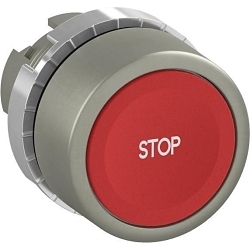 ABB P9M-PNRG201 Metal Pushbuttons, Red
