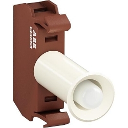 ABB P9P-LNVDR LED Block, 39.5 mm H x 9.8 mm W x 56 mm L, AC/DC Contact, Illuminated Operator, Red