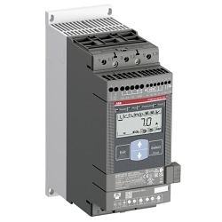 ABB PSE25-600-70 Open PSE softstarter with maximum rated operational current of 25 amp for class 10 normal (N) starting applications and 18 amp for class 30 heavy duty (HD) starting applications