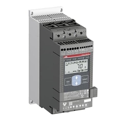 ABB PSE37-600-70 Open PSE softstarter with maximum rated operational current of 34 amp for class 10 normal (N) starting applications and 28 amp for class 30 heavy duty (HD) starting applications