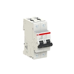 ABB ST202M-Z30 ST200M Low Voltage Circuit Breaker, 400 V, 30 A, 11.2 kA at 230 VAC Interrupt, 2 Poles, Thermal Magnetic Trip