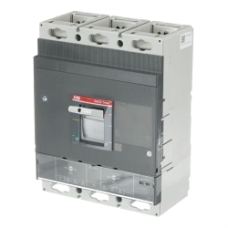 ABB XT6HU3800BFF000XXX Circuit Breaker, 600 VAC/VDC, 800 A, 65 kA @ 480 VAC Interrupt, 3 Poles, TMA Trip