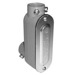 Appleton NEER LB400DCGSS Type LB Multi-Hub Conduit Outlet Body, 2-1/2 in Hub, 308 cu-in Capacity, Die-Cast Aluminum, Epoxy Powder Coated