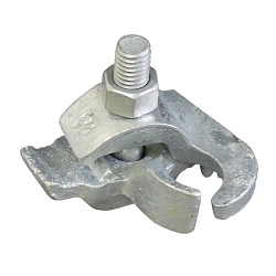 Appleton PC-100ET Edge Conduit K-Clamp, 1 in, For Use With Rigid Conduit, Malleable Iron, Hot Dip Galvanized