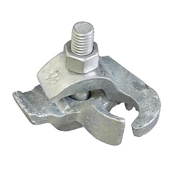 Appleton PC-125ET Edge Conduit K-Clamp, 1-1/4 in, For Use With Rigid Conduit, Malleable Iron, Hot Dip Galvanized
