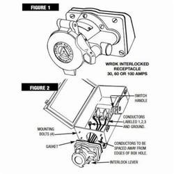 Appleton WRDK6034 Interlocked Receptacle