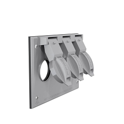 Hubbell-Raco 5093-0 BELL Weatherproof Flip Cover
