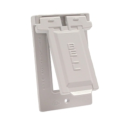Hubbell-Raco 5103-1 BELL Rayntite Weatherproof Flip Cover