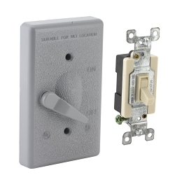 Hubbell-Raco 5128-0 BELL Lever Switch Cover