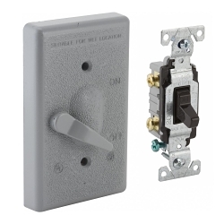 Hubbell-Raco 5137-0 BELL Lever Switch Cover