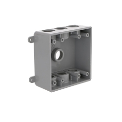 Hubbell-Raco PDB77550GY BELL Outlet Box Plate