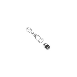 Woodhead 1300340005 Brad Mini-Change Straight Female Trunk Connector