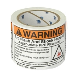 Brady 102307 Arc Flash Protection Label