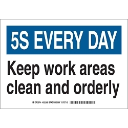 Brady 122312 Safety Reminder Sign