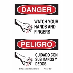 Brady 124062 Danger Safety Sign
