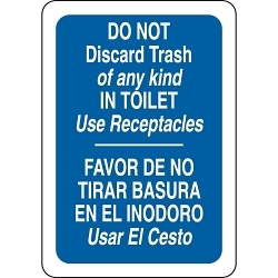 Brady 124152 Restroom Sign