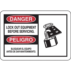 Brady 125115 Danger Safety Sign