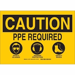 Brady 131978 Personal Protection (PPE) Sign