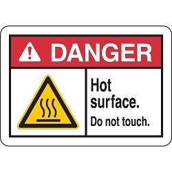 Brady 143854 Rectangular Machine and Equipment Sign