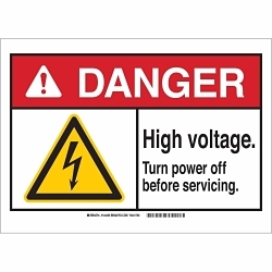 Brady 144459 ANSI Safety Sign