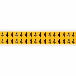 Brady 1520-4 Number Label