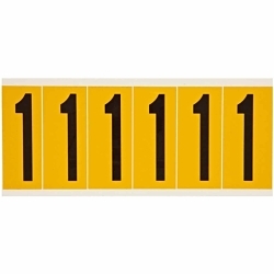 Brady 1550-1 Number Label