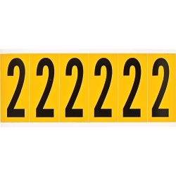 Brady 1550-2 Number Label
