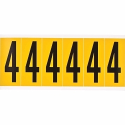 Brady 1550-4 Number Label