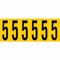 Brady 1550-5 Number Label