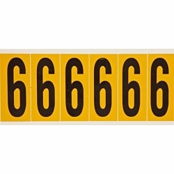 Brady 1550-6 Number Label
