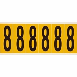 Brady 1550-8 Number Label