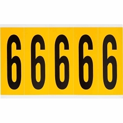Brady 1560-6 Number Label