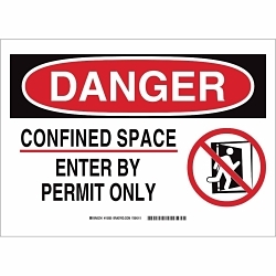 Brady 19199 Danger Safety Sign