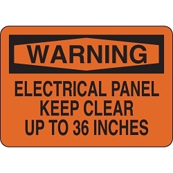 Brady 21879 Electrical Safety Sign