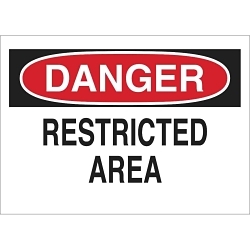 Brady 40688 Admittance Sign