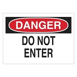 Brady 22434 Danger Safety Sign