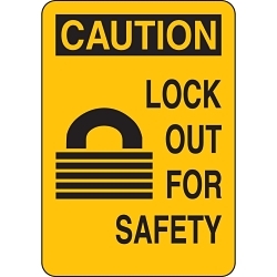 Brady 85846 Lockout Sign